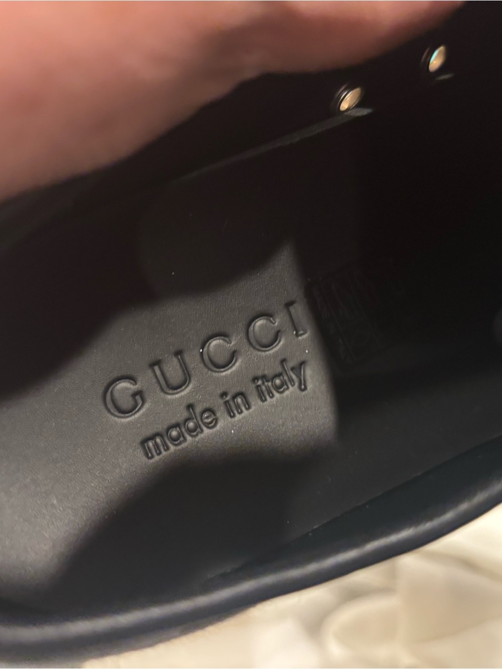 Gucci Black Canvas Sneaker - Picture 8 of 10